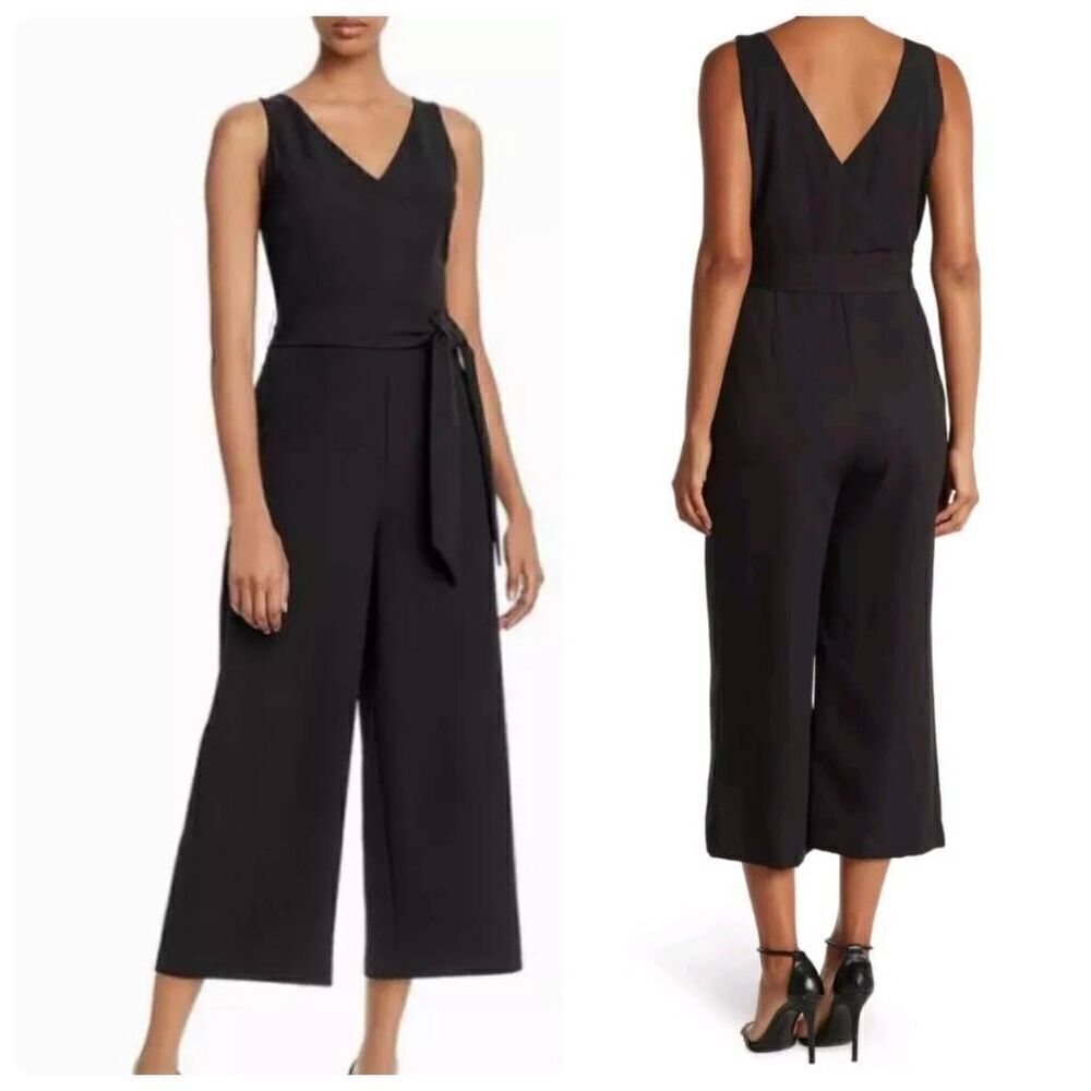 Sam Edelman Jumpsuit Wide Leg Tie Waist Size 14